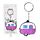 Home is Where You Park It Caravan PVC Key Cover Keyring