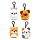 Squidglys Adoramals Pets Plush Mini Keyring