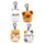 Squidglys Adoramals Pets Plush Mini Keyring