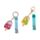 QuirKeys Fruity Ice Lolly Liquid Keyring PVC Bag Charm