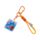 QuirKeys Caypbara Liquid Keyring Bag Charm