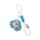 QuirKeys Rainbow Cloud Liquid Keyring Bag Charm