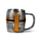 Decorative Medieval Knight Silver & Gold Helmet Tankard