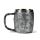 Decorative Medieval Knight Silver & Gold Helmet Tankard