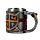 Decorative Coat of Arms Gold & Silver Tankard