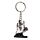 Crusader Knight on Horseback Defender Keyring