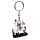 Crusader Knight on Horseback Defender Keyring
