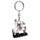Crusader Knight on Horseback Defender Keyring