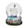 Crusader Knight & Castle Snow Globe 