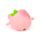 Foodiemals Peach LED Night Light Sleep Lamp & Phone Stand