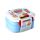 Foodiemals Clip Lock Stacked Bento Lunch Box with Cutlery