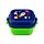Space Cadets Clip Lock Stacked Bento Snack Lunch Box