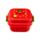 Elidi the Strawberry Foodiemals Clip Lock Stacked Bento Snack Lunch Box