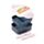 Pusheen the Cat Bento Club Clip Lock Stacked Bento Lunch Box with Cutlery