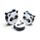 Adoramals Panda Shaped Lunch Box Set of 3