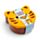Adoramals Tiger Shaped Lunch Box Set of 3