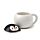 Huddle Penguin Peeping Lid Ceramic Lidded Animal Mug