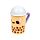 Boba the Bubble Tea Foodiemals Ceramic Lidded Mug