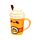 Hazel the Pumpkin Spiced Latte Foodiemals Ceramic Lidded Mug