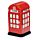 London Icons Red Post Box & Red Telephone Box Ceramic Salt & Pepper Set