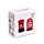 London Icons Red Post Box & Red Telephone Box Ceramic Salt & Pepper Set