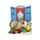 Souvenir Seaside Magnet Shuttered Windows with Wine