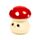 Cute Mushroom/Toadstool Ceramic Money Box