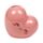J'Adoramals Pink Heart Ceramic Money Box