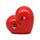 J'Adoramals Red Heart Ceramic Money Box