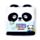 Adoramals Panda Plush Notebook