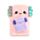 Adoramals Maddie the Axolotl Plush Notebook with Pouch & Mini Notebook