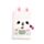 Adoramals Frances the Rabbit Plush Lockable Notebook with Padlock & Key