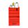 Peanuts Snoopy & Woodstock Flip Open Shaped Memo Pad