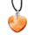 Healing Stone Gemstone Heart Shaped Pendant Necklace