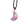 Healing Stone Gemstone Moon Shaped Mini Pendant