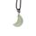 Healing Stone Gemstone Moon Shaped Mini Pendant Necklace