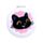 Lucky the Black Cat Compact Mirror