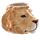Lion Head Ceramic Shaped Mug