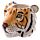 Tiger Head Ceramic Shaped Mug