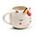 White Enchanted Rainbows Unicorn Ceramic Shaped Mug