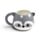 Adoramals Raccoon Head Ceramic Shaped Mug