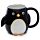 Huddle Penguin Ceramic Shaped Handle Mug
