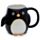 Huddle Penguin Ceramic Shaped Handle Mug
