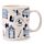 Volkswagen VW T1 Camper Bus Explore More Porcelain Mug