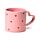 Amore Heart Porcelain Shaped Handle Mug
