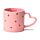 Amore Heart Porcelain Shaped Handle Mug