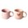 Pink Hearts Stoneware Mug