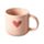Pink Hearts Stoneware Mug