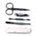 Jan Pashley Stag 5 Piece Round Manicure Set