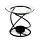 Eden Black Thin Metal Spiral Oil & Wax Melt Burner